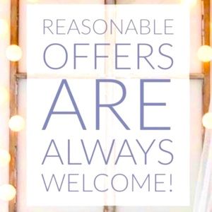 See something you like? All reasonable offers are always considered!